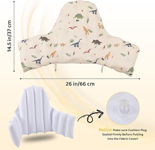 Miniatura 3 de High Chair Cushion with Cover Pad for IKEA Antilop Babies Toddlers Inflatable & Reversible Built-in Inflatable Cushion