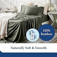 Vista 2 de Cosy House Collection Juego de fundas de almohada de 100 % rayón derivado de bambú, refrescantes, transpirables y sedosas, suaves, de 2 piezas