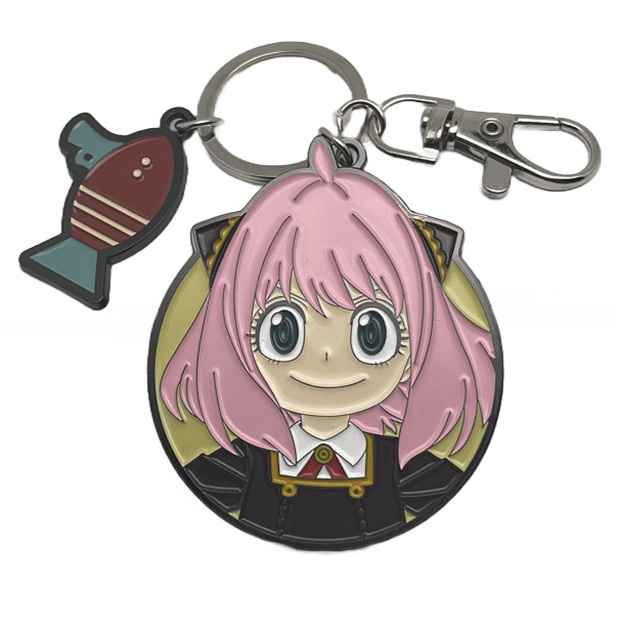 Great Eastern Women's Multi Entertainment Spy X Family - Anya Forger Enamel Keychain
