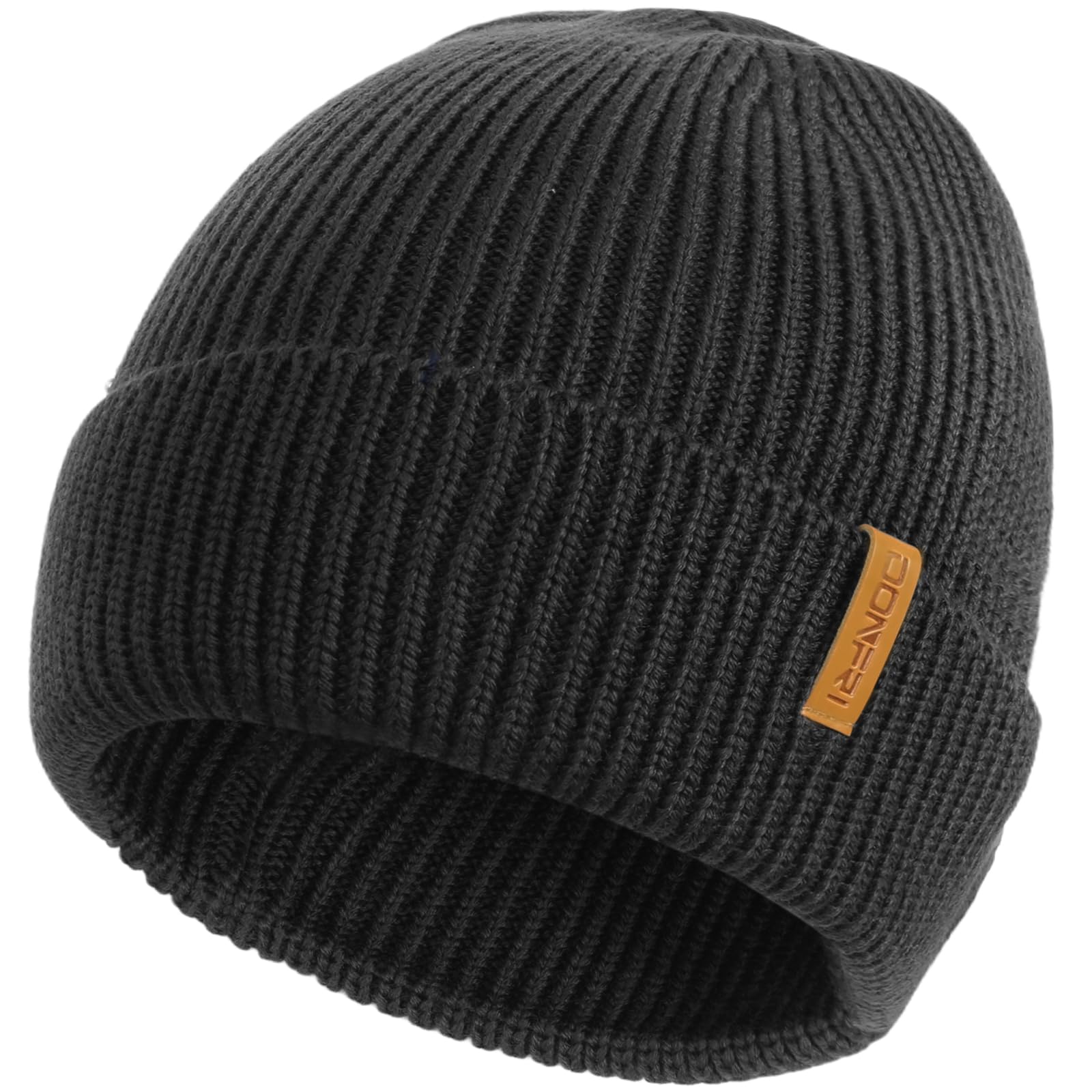 Donfri Merinowolle Mütze Herren Warme Wintermütze Beanie Herren Winter Weiche Strickmütze Hat Geschenk
