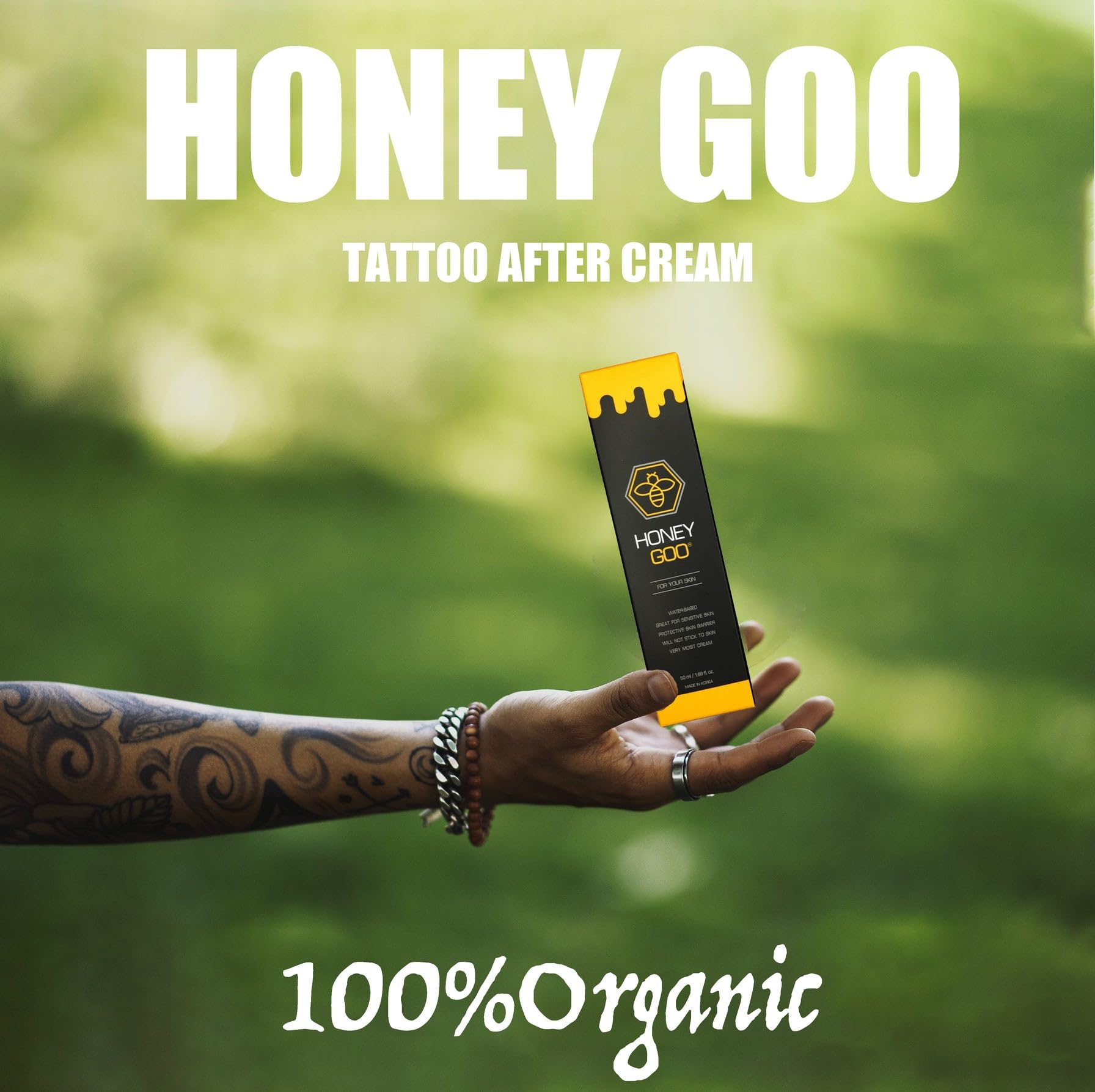 Amazon | HONEY GOO タトゥーケアクリーム 入れ墨保護 タトゥー