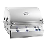 Fire Magic Aurora Series 30-Inch Built-In Grill (A660i-6EAN), Analog Thermometer, Rotisserie, Natural Gas