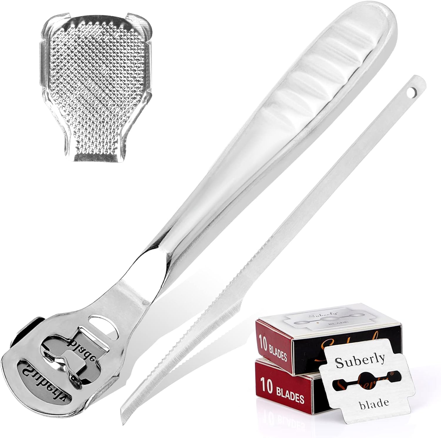 Wellehomi Foot Care Pedicure Callus Shaver Stainless Steel Callus