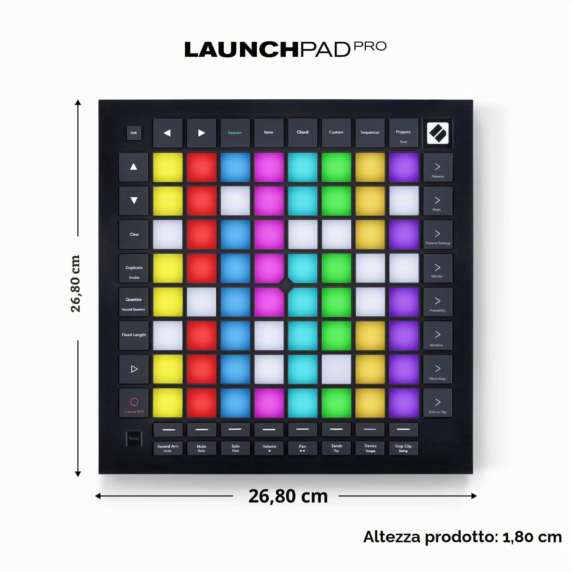 Novation Launchpad Pro [MK3], controller MIDI a griglia e