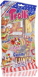 حلوى جيلي بتصميم وجبة غداء من ترولي، 88 جرام (عبوة من قطعة واحدة)