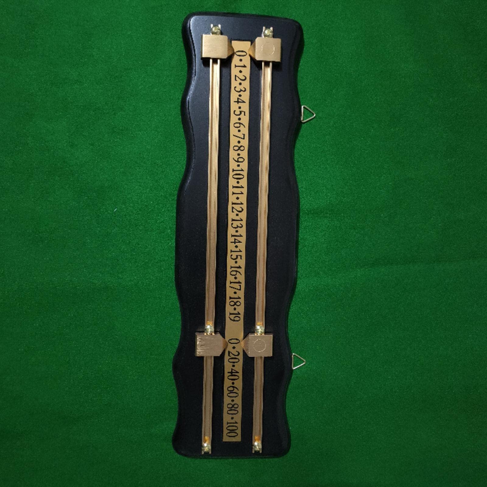 predolo Tablero de Puntuación de Madera para Billar, Dispositivo de Puntuación para Billar Y Shuffleboard, Marcador para 2 Jugadores, Accesorios para árbitro