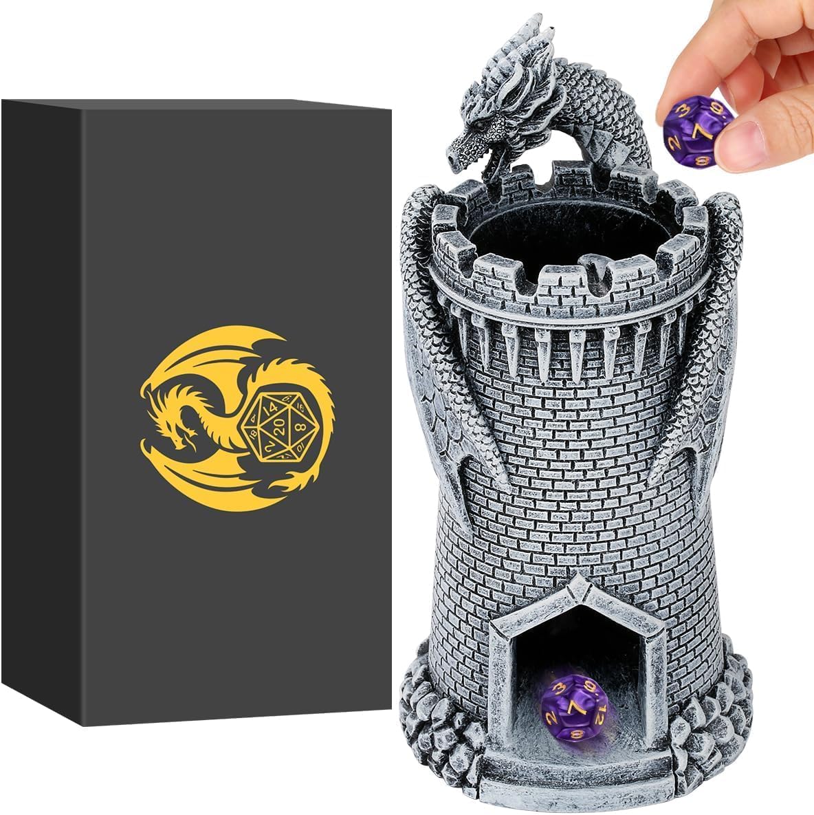 Resin Dragon Dice Tower