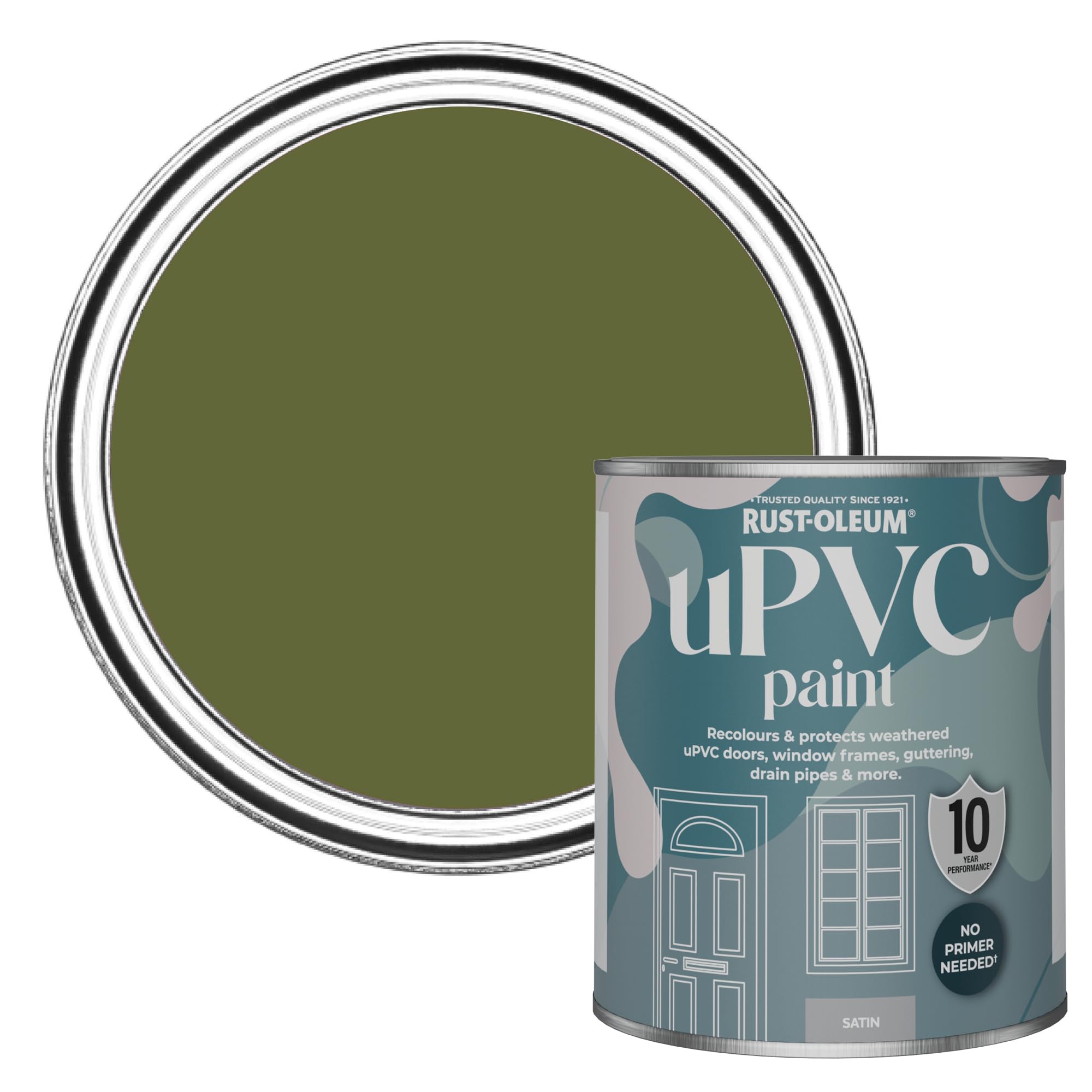B&Q -  Jasper Satin Upvc Paint 750Ml
