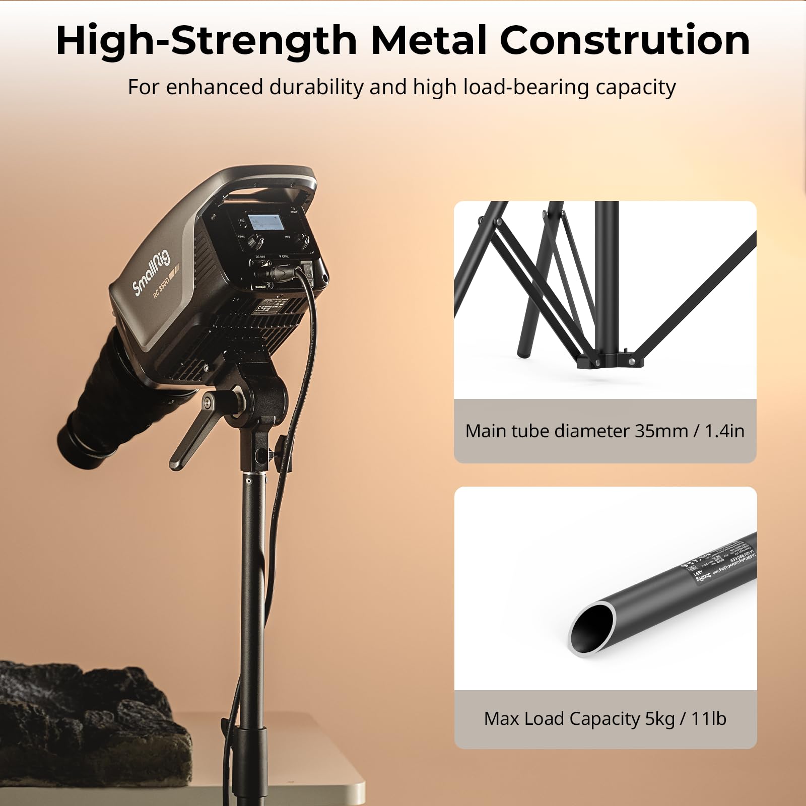 Amazon.com : SmallRig LA-S28 Light Stand for Photography, 9.2ft