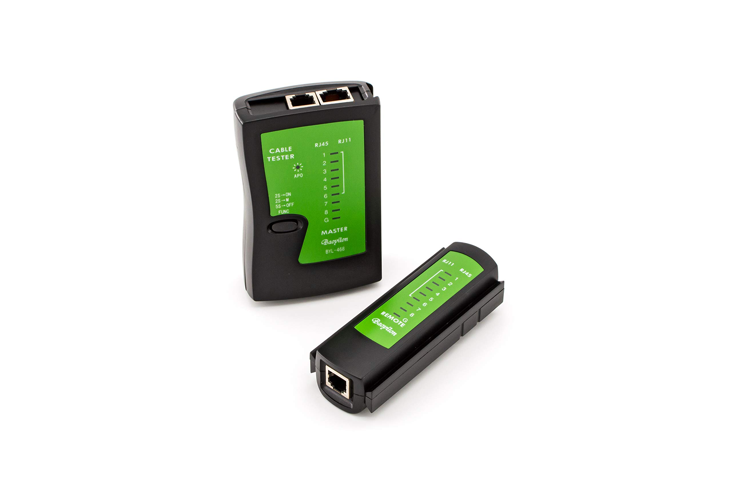 Juego de herramientas de red (incluye comprobador de red RJ45, LSA+, crimpadora, 2 pelacables, 2 x 10 conectores RJ11/RJ45 en bolsa estable, 10 piezas)
