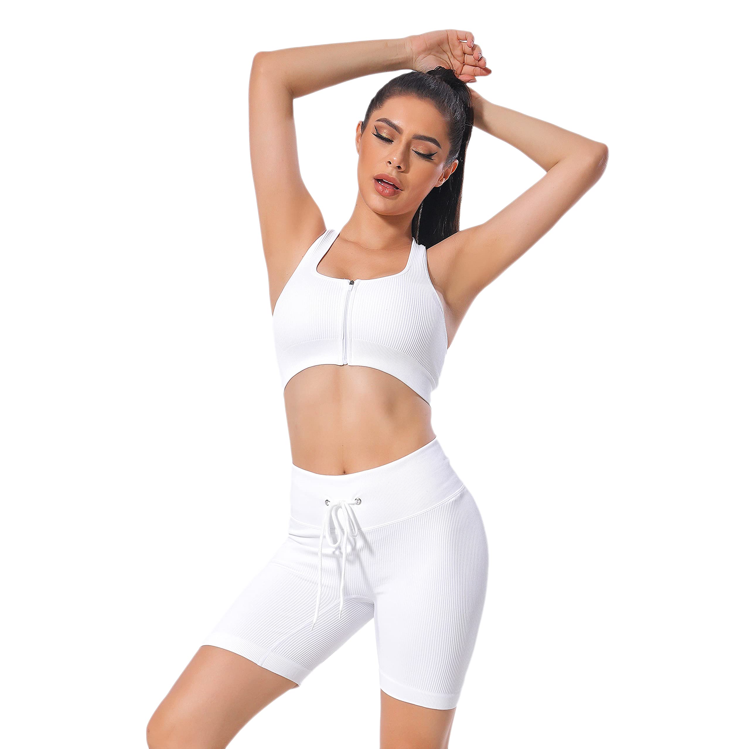 Vêtement de Sport Femme Survêtements Ensembles de Sport Pour Femme Gym Running à séchage Costumes Fitness Jogging Yoga