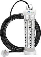 Vista 10 de Luz de pesca submarina 12 V 15000 LM 110 V 35000 LM verde, blanco, azul, amarillo, LED sumergible barco nocturno impermeable IP68 en agua dulce