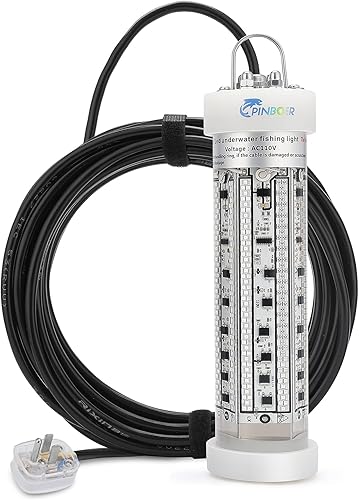 Miniatura 10 de Pinboer Luz de pesca submarina 12 V 15000 LM 110 V 35000 LM verde, blanco, azul, amarillo, LED sumergible barco nocturno impermeable IP68 en agua