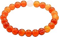 Vista 370 de Amazing Gemstone Pulsera de cristal para mujeres y hombres, pulsera de cristal curativo de protección, pulsera elástica con cuentas de piedras