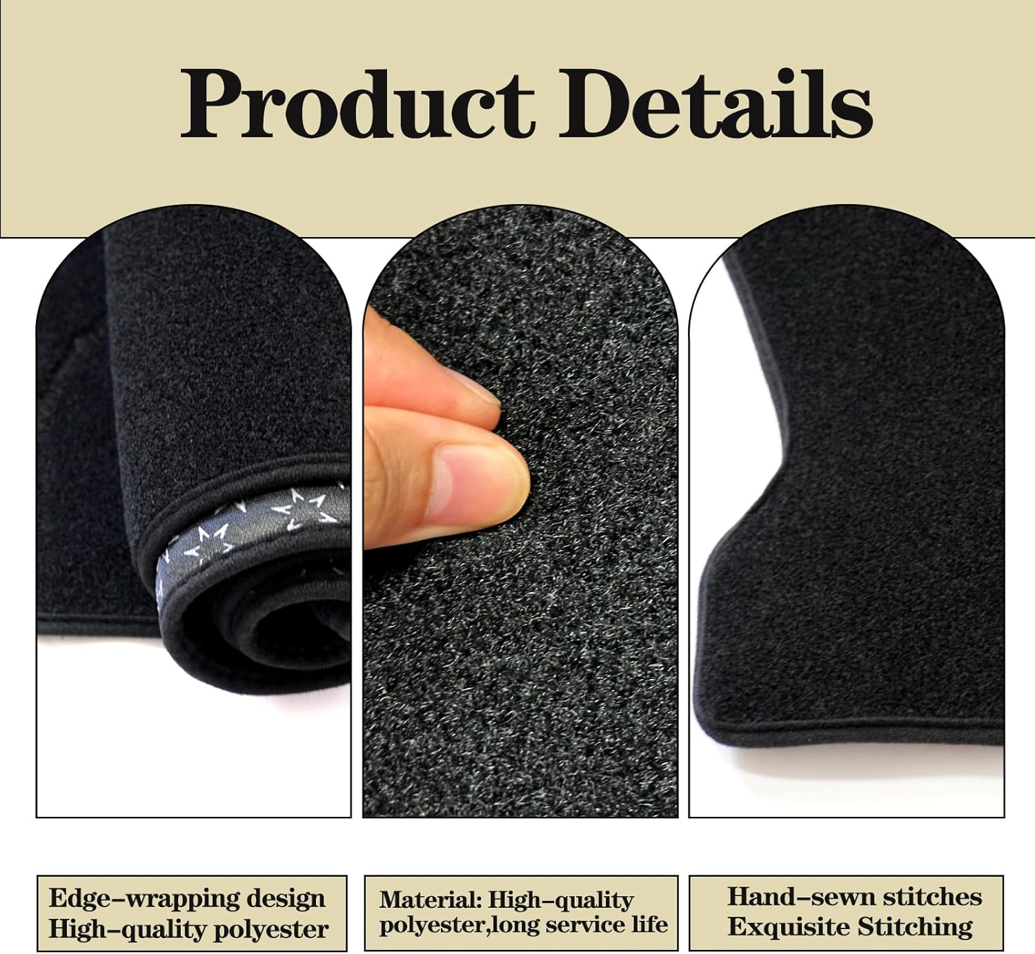 Dash Cover Mat Compatible with 2024 2025 Buick Encore GX Dashboard Dashboard Cover Protector Dashboard Pad Dash Mat for Encore GX Accessories All-Weather Washable Polyester Black