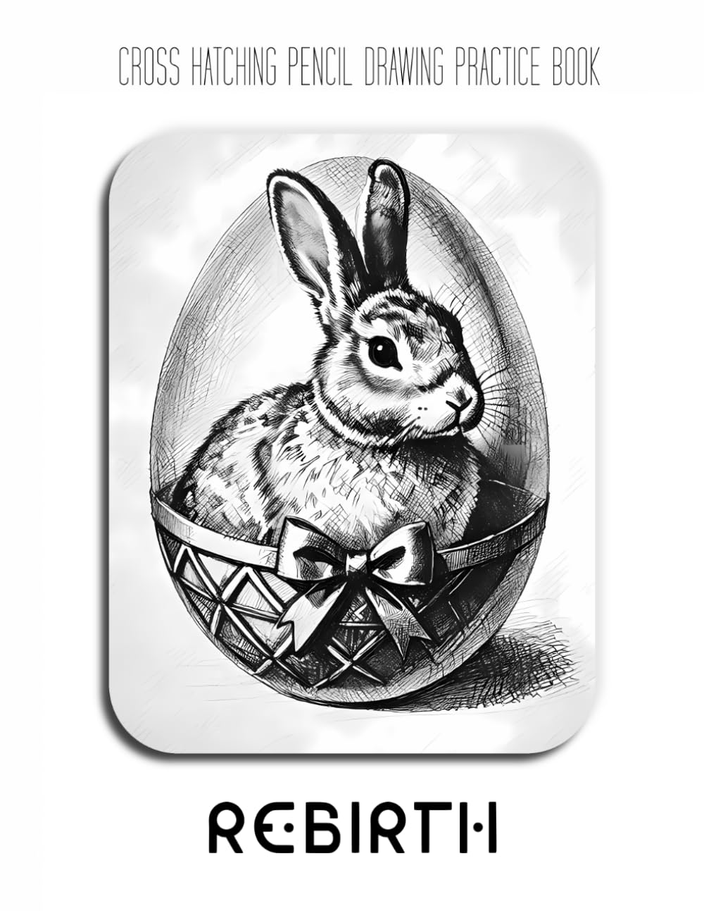 Cross Hatching Pencil Drawing Practice Book - Rebirth: A Cross-Hatching Journey into Whimsical Beginnings and Detailed Textures