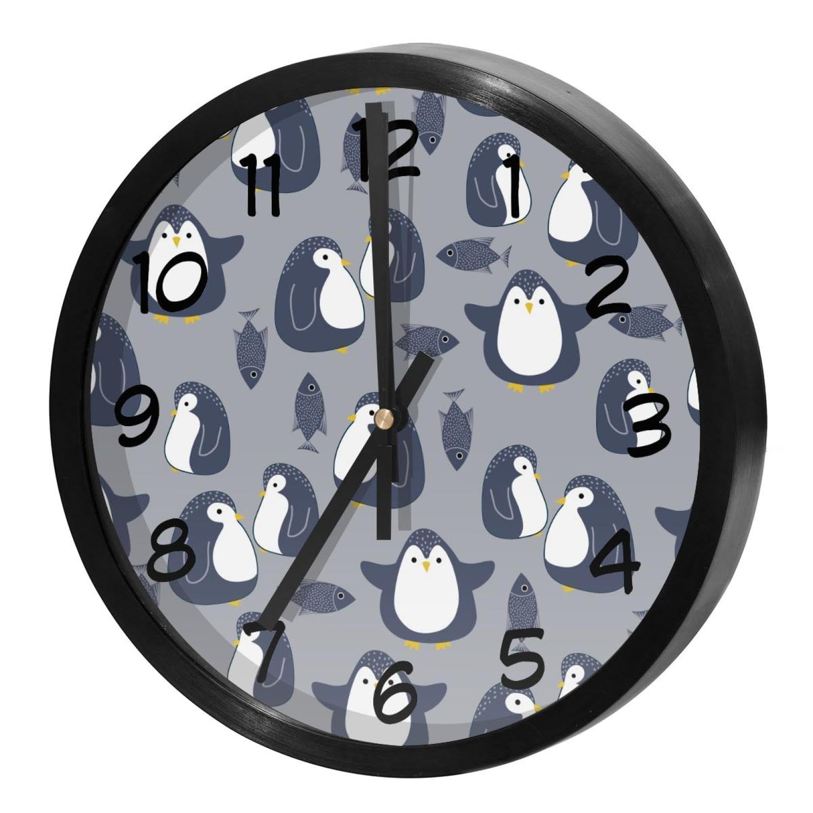 Horloge murale silencieuse idéale pour la cuisine et la salle de classe