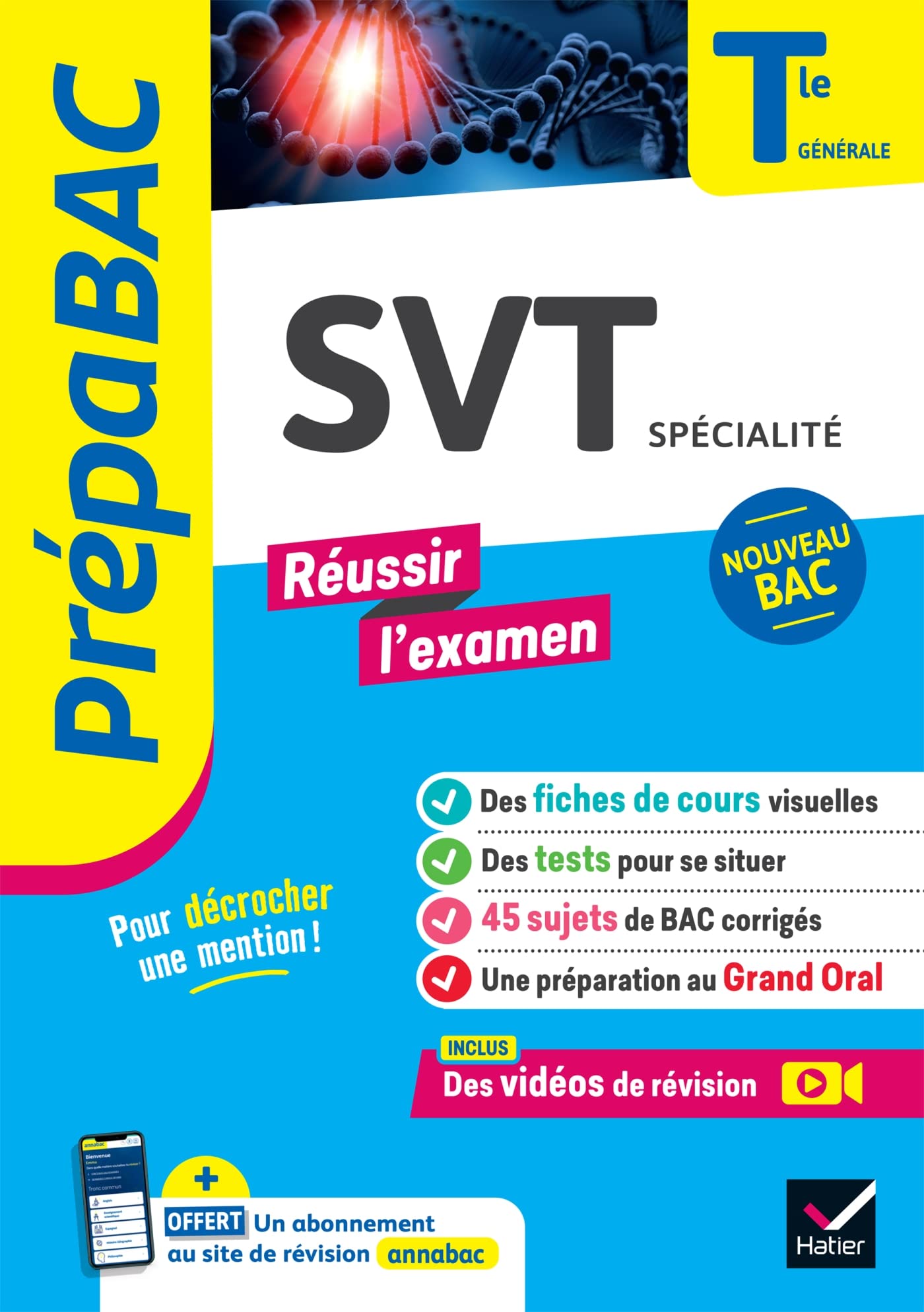 Prépabac Réussir l'examen - SVT Tle générale (spécialité) - Bac 2026: fiches de révision, sujets de bac corrigés & vidéos: 19
