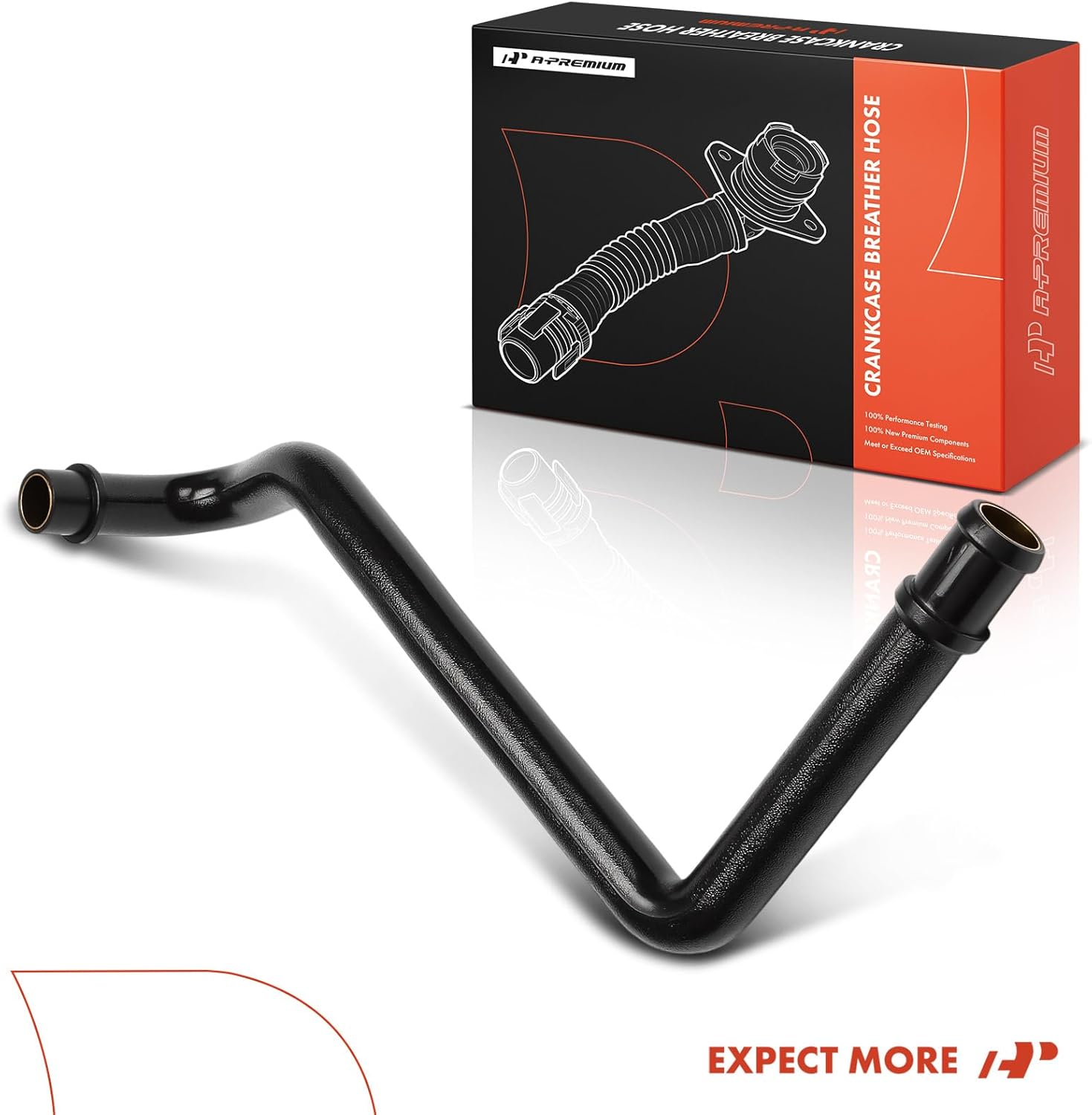 A-Premium Engine Crankcase Breather Hose Compatible with Volkswagen Jetta 1995-1999, Passat 1995-1996, Golf 1995-1998, Cabrio 1995-2002