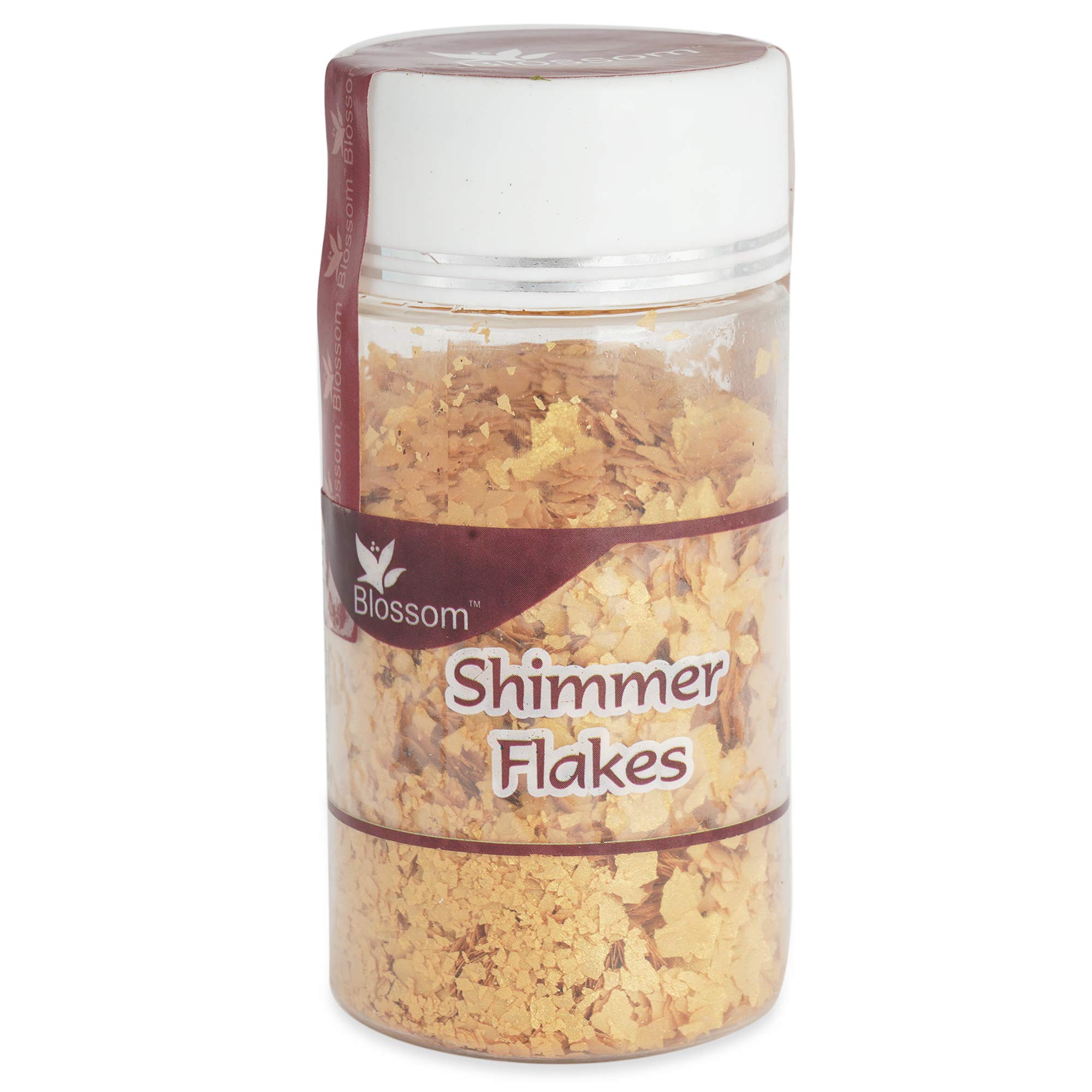 BLOSSOM Edible Shimmer Flakes Sprinkles for Cake Decoration, Sparkling Effect- Inca Gold, 30 gm (B085WBLC7T) Amazon Price History, Amazon Price Tracker