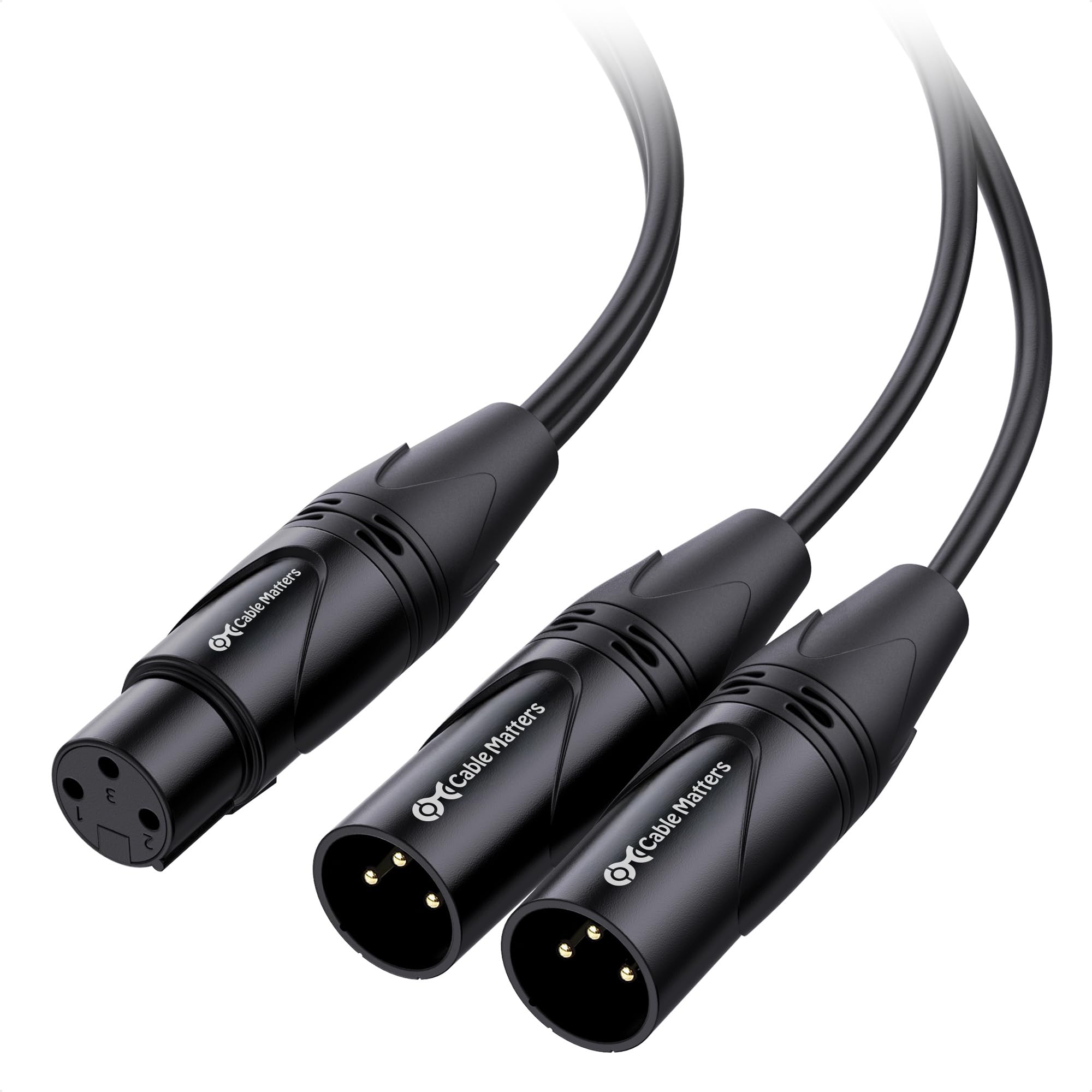 Amazon.com: Cable Matters XLR Splitter Cable, XLR Y Cable, Female