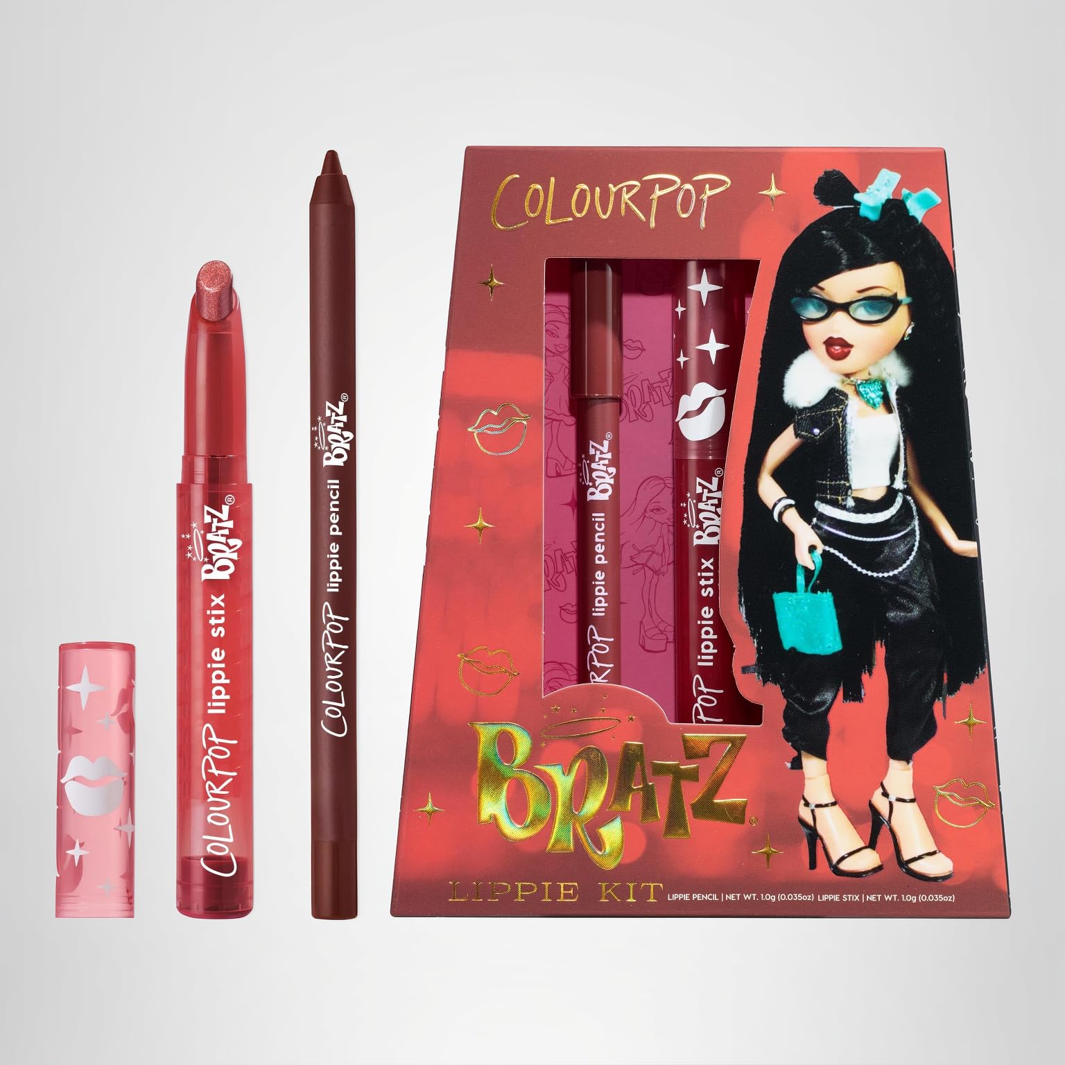 Amazon.com : ColourPop x Bratz Lippie Kit - Jade : Beauty
