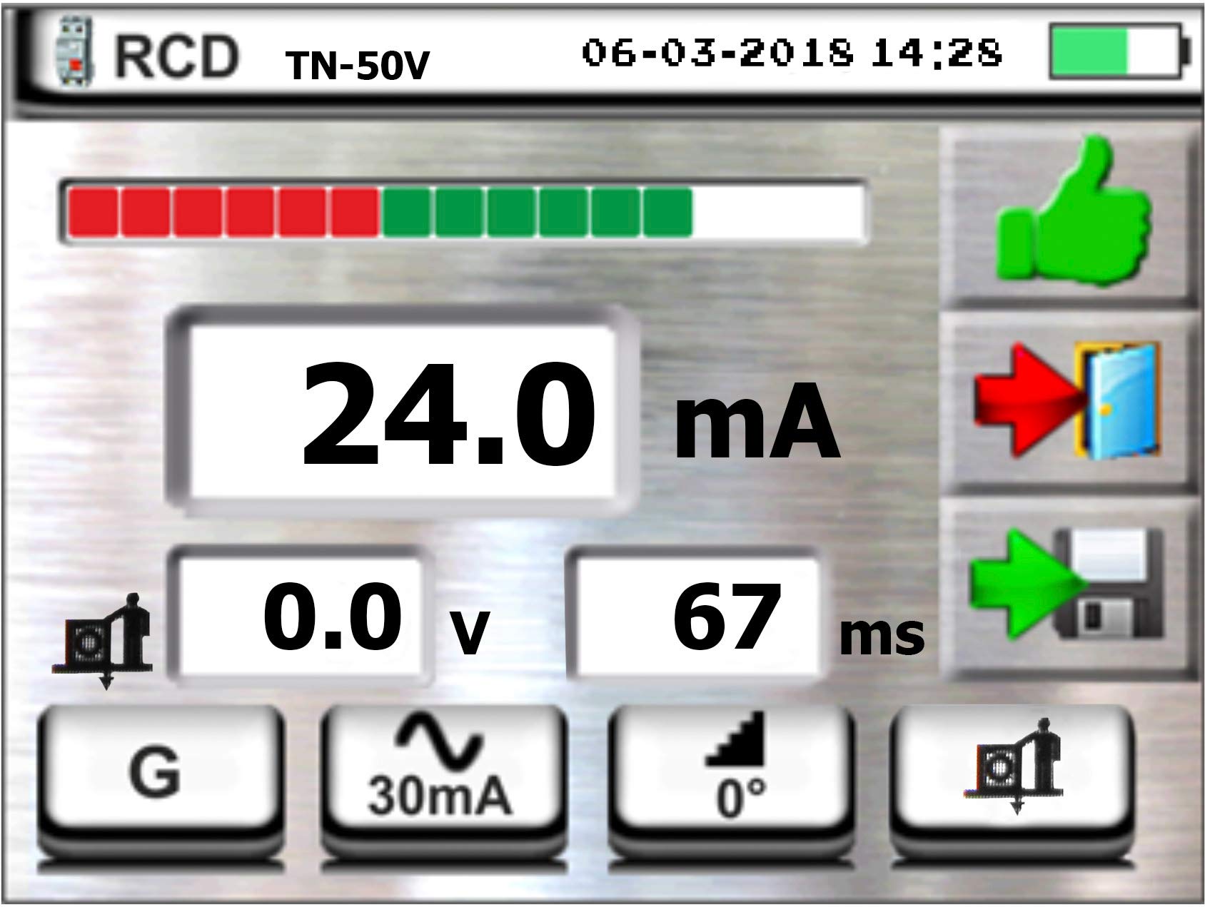 HT-Instruments VDE 0100 tester instalacji z ekranem dotykowym, Combi G3