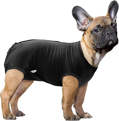 Miniatura 87 de SAWMONG Traje de recuperación para perros, traje de recuperación para perros después de la cirugía, traje quirúrgico de esterilización para perros