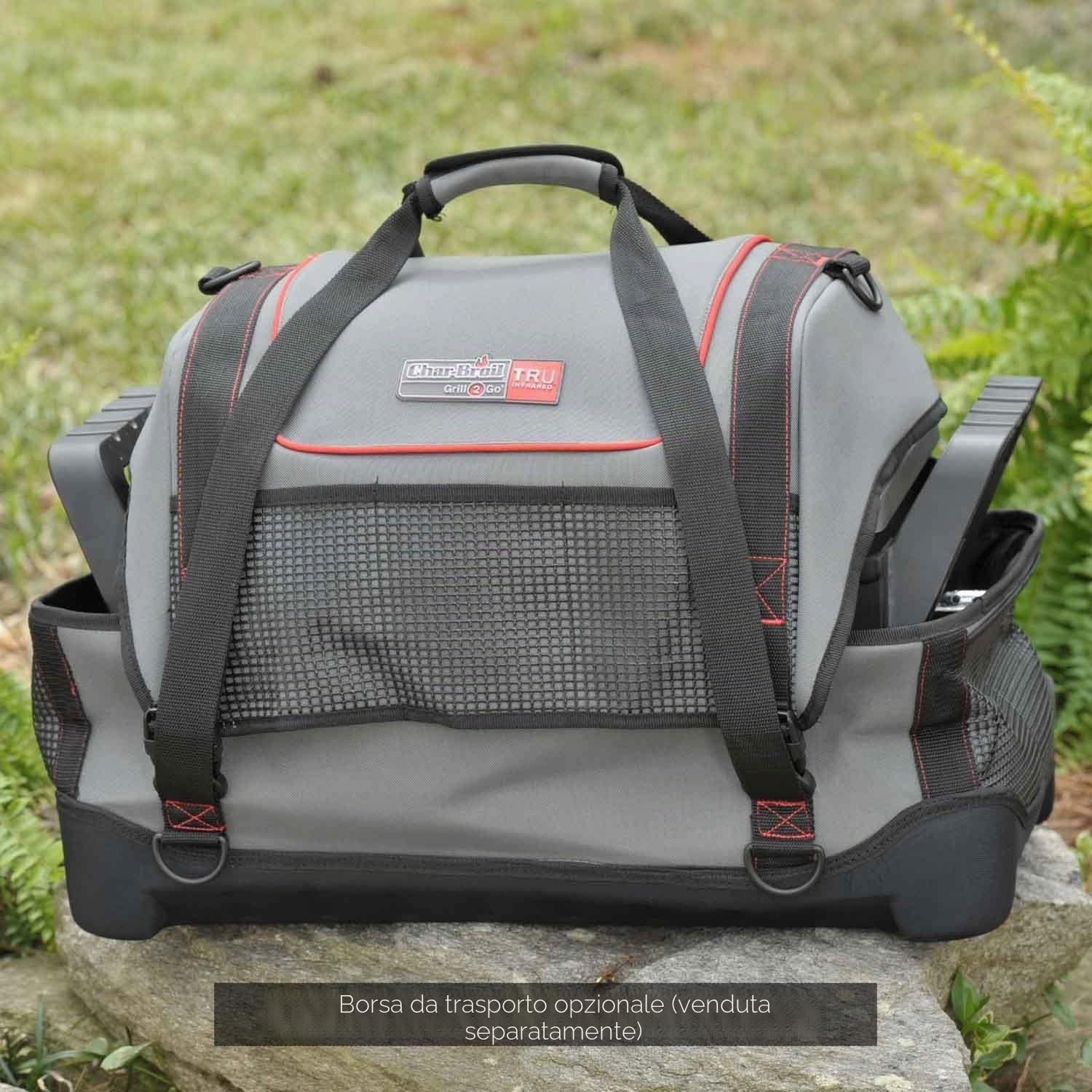 Char-Broil 140 691 Portable Grill, 60.2 x 39.9 x 34.5 cm