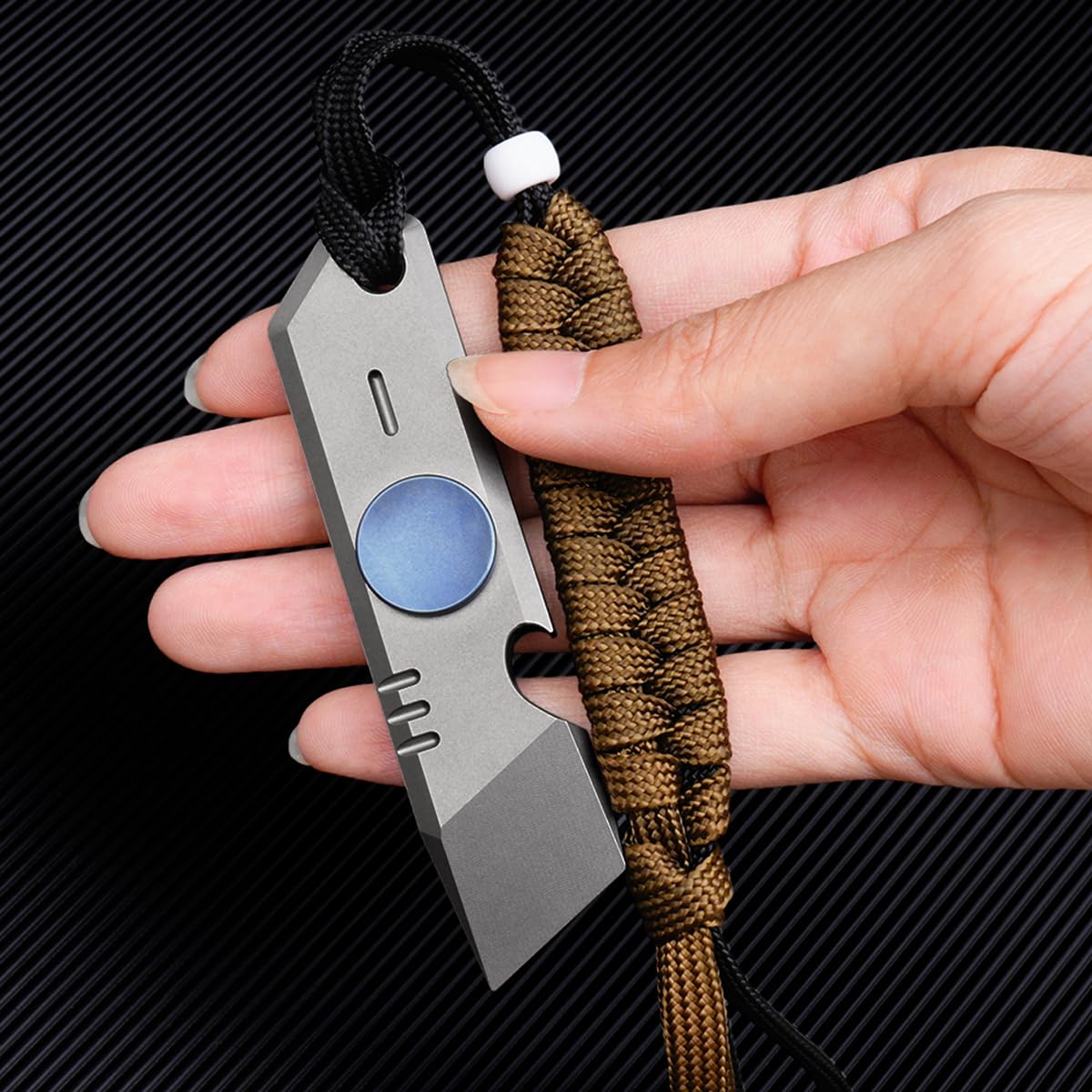 Titanium Pry Bar EDC brelok narzędzia kieszonkowy pry bar otwieracz do butelek mini łom wielofunkcyjne małe narzędzie