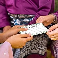 Vista 5 de 200 sobres de donación de diezmos para la iglesia con diezmos de papel verde y sobres de factura de eucalipto, cheques de diezmo de iglesia y sobres