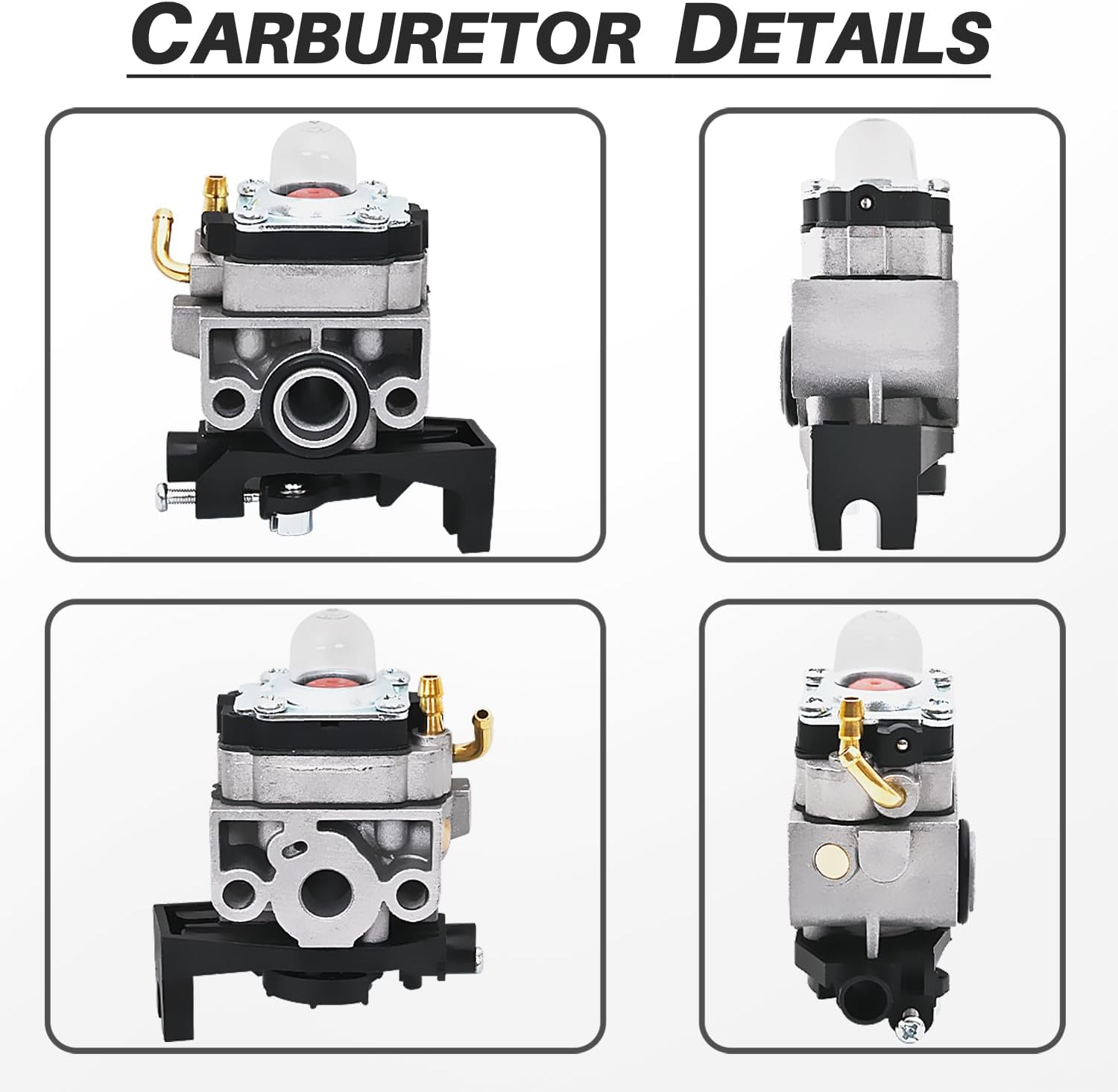 Карбюратор для Honda GX25, GX35, UMS425E, UMK425E, UMK435E, HHB25, FG110, двигатель, JRISBO. Запчасти для триммеров и воздуходувок для листьев. Комплект карбюраторов с прокладками, свеча зажигания, фильтр