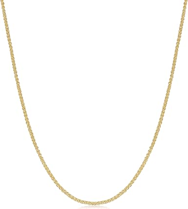 Kooljewelry 14k Yellow Gold Thin 0.8 mm 