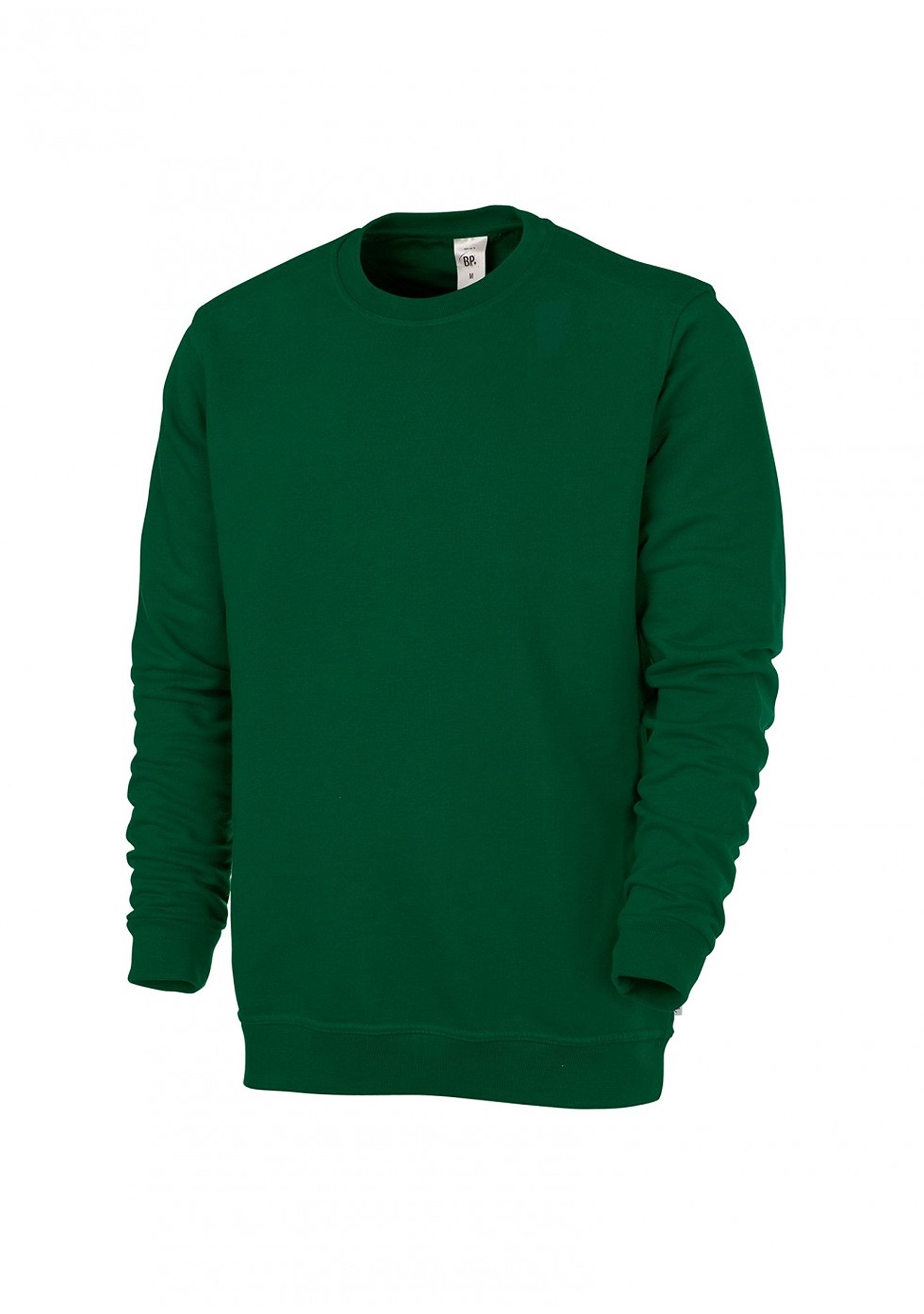 BP 1623-193-110-XS - Sudadera unisex de manga larga, cuello redondo, puños y dobladillo, 320,00 g/m², algodón reforzado