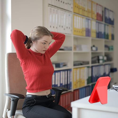 Miniatura 3 de Espejo de maquillaje de escritorio Coobbar, Espejo de maquillaje plegable, Espejo de princesa simple y portátil, Espejo cuadrado, Espejo de