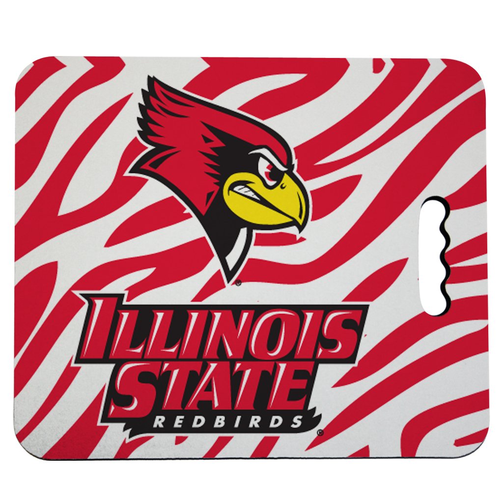 VictoryStore Outdoor Seat Cushions - Illinois State University Stadium Seat Cushion - Zebra Print Design