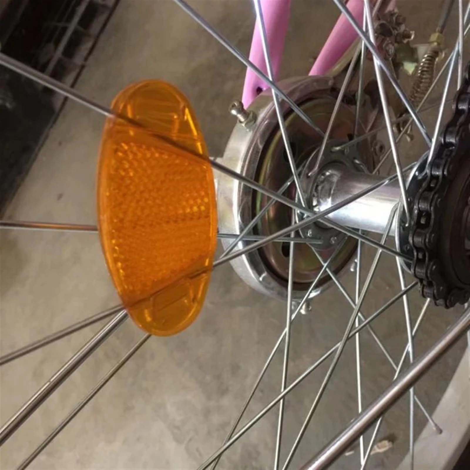 Réflecteur de sécurité pour rayons de vélo de route - Clip réfléchissant - Accessoires de vélo