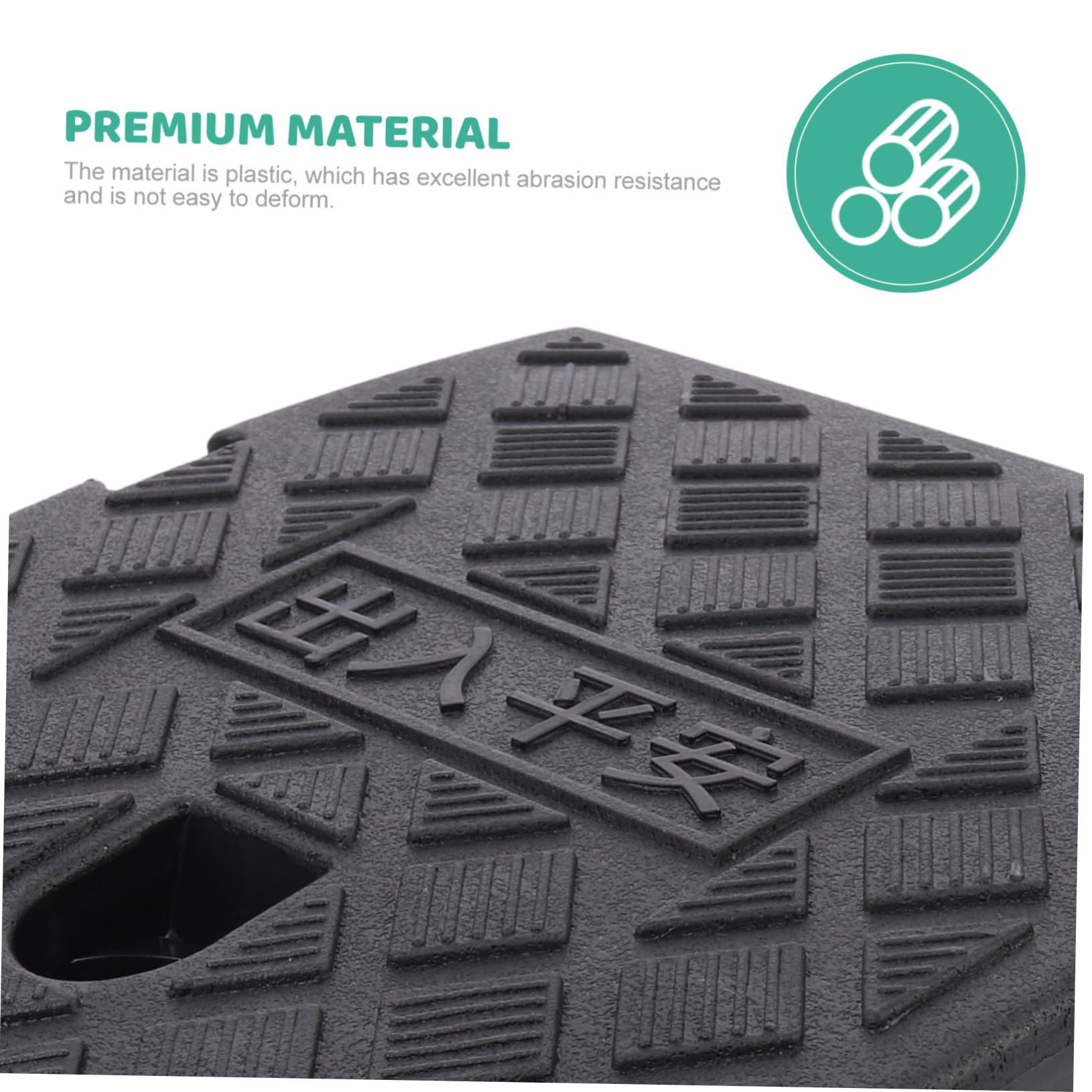 Zerodeko 2pièces Rampe Accès pour Abri de Jardin Légère et Robuste Plastique Lot pour Allée de Garage
