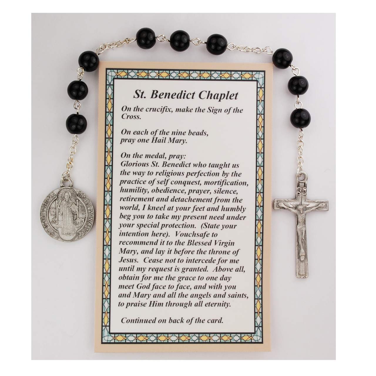McVan, Inc. St Benedict Chaplet with Prayer Card