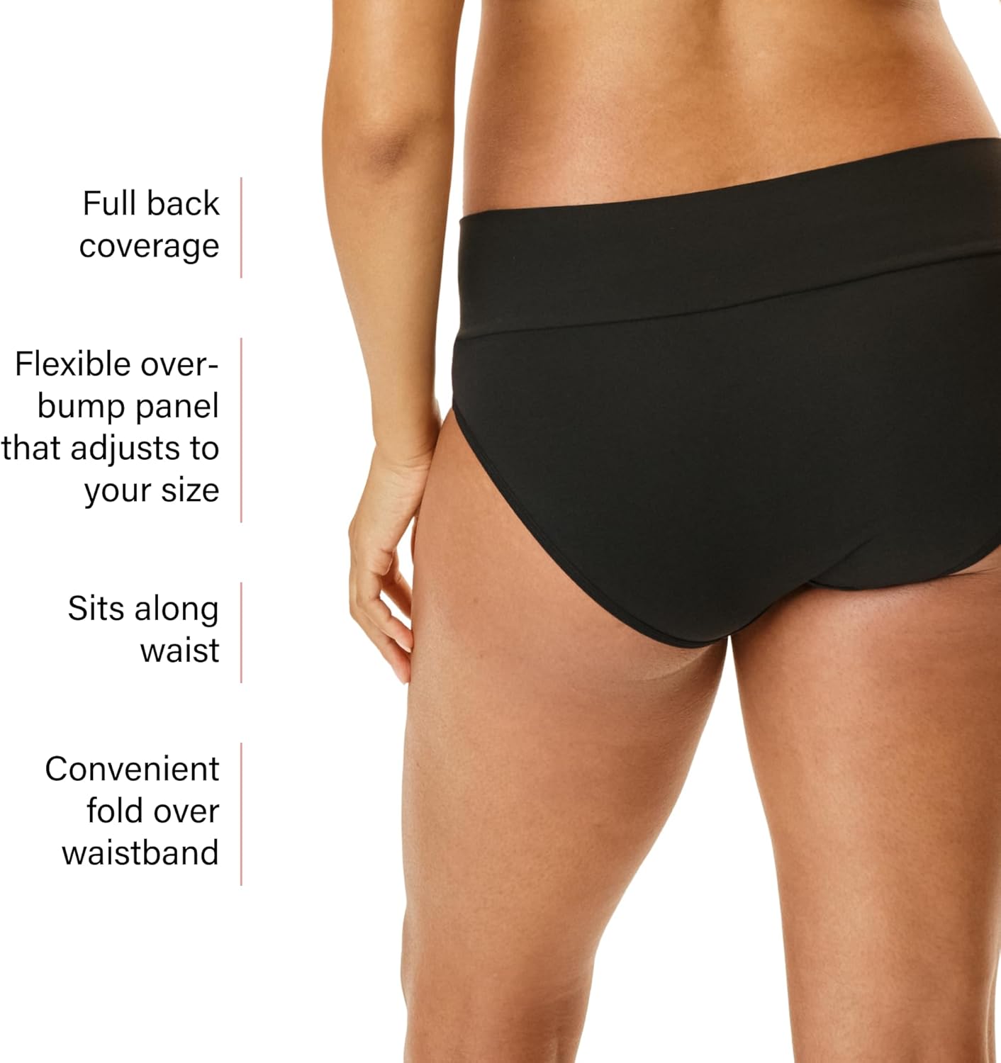 Motherhood Maternity womens Foldover Brief Panty 3-pack - Image 5