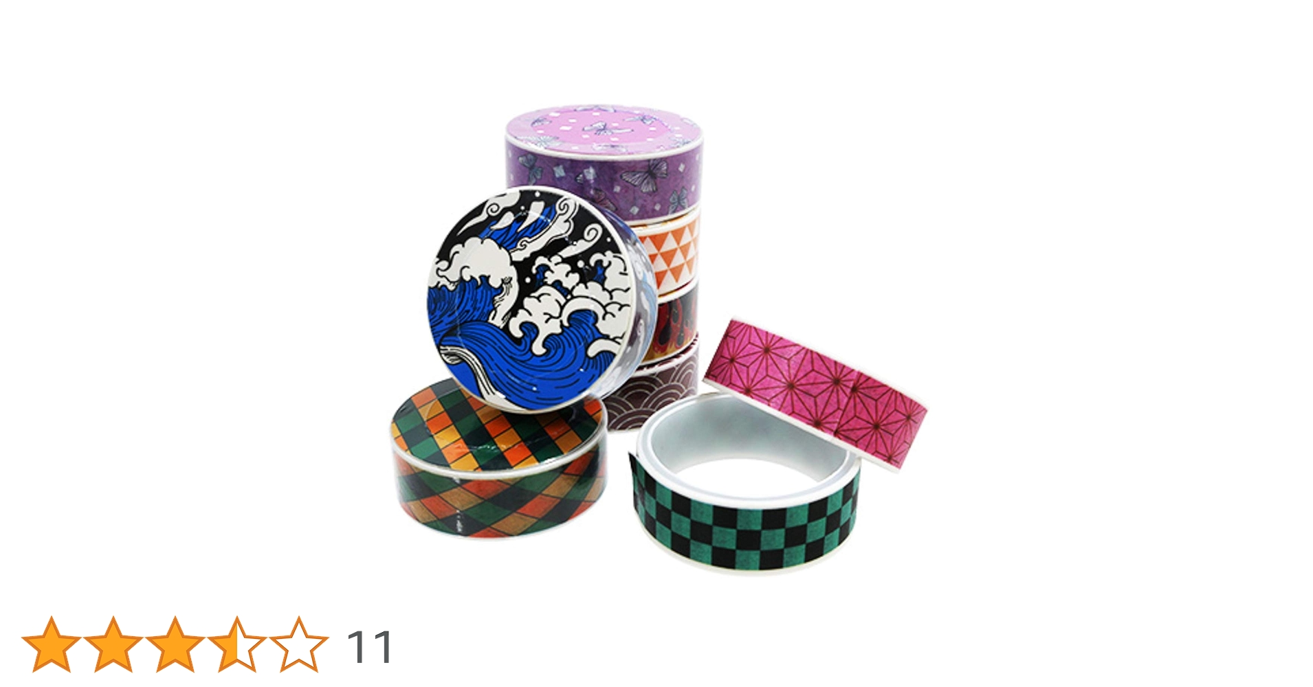 Amazon.co.jp: 和柄 マスキングテープ マステ 8柄各1個セット