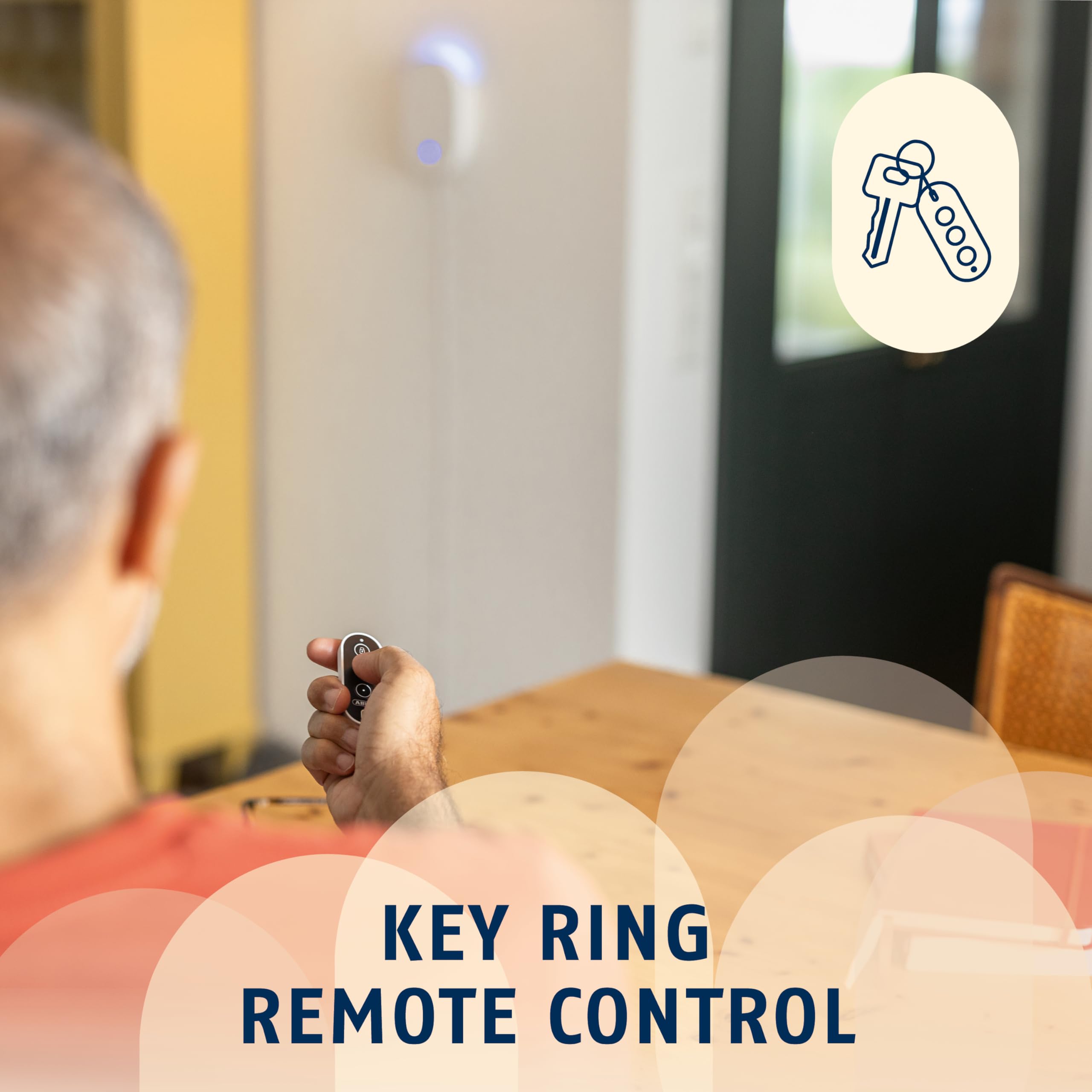 ABUS remote control for the Smartvest Pro wireless alarm system, for operating intruder alarms, suitable for key ring - Image 2