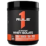 Rule 1 R1 Protein Whey Isolate - with 25g Protein & 6g BCAA Exclusively from Isolated & Hydrolyzed Sources for Workout Recovery (1 Pound*, Chocolate Fudge)