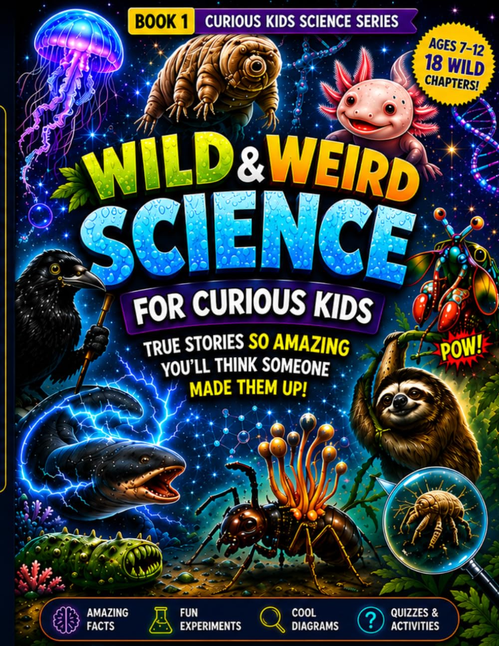 Wild & Weird Science for Curious Kids: 18 Mind-Blowing True Stories About the Strangest Creatures on Earth (Curious Kids Science Series)