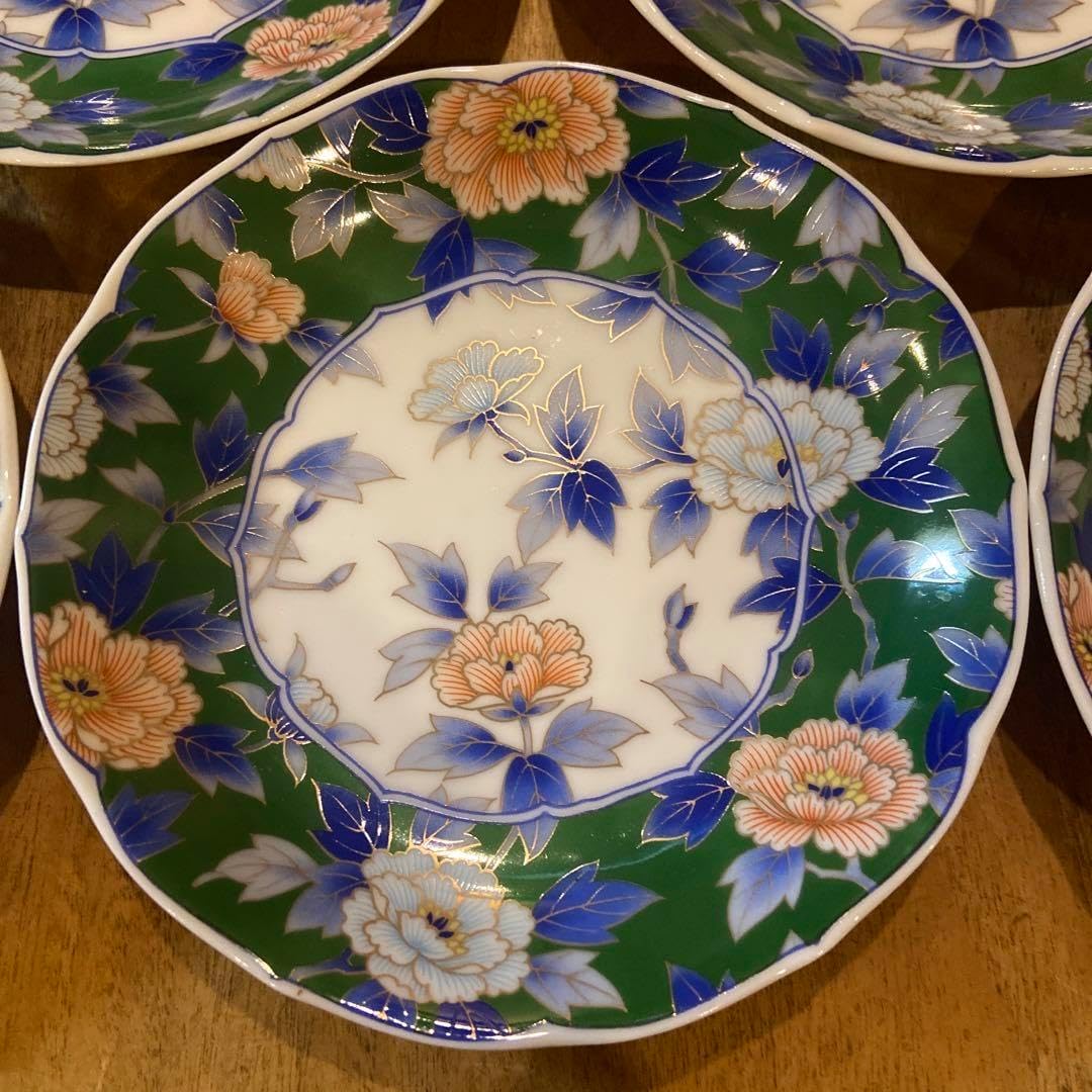 染付 竹に雀・鳳凰図 角皿伊万里 古伊万里染付竹虎図