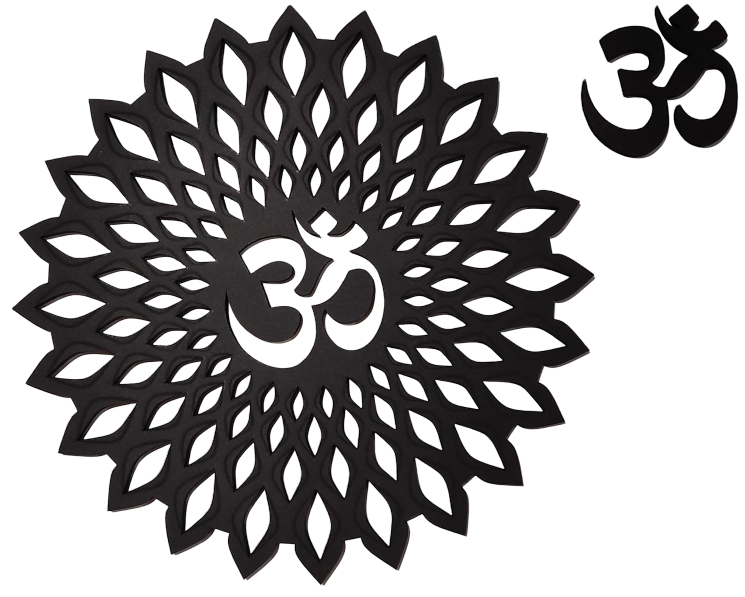 Golden Om Wall Hanging - Chakra Decor -14 Golden Om Wall Hanging - Chakra Decor -14