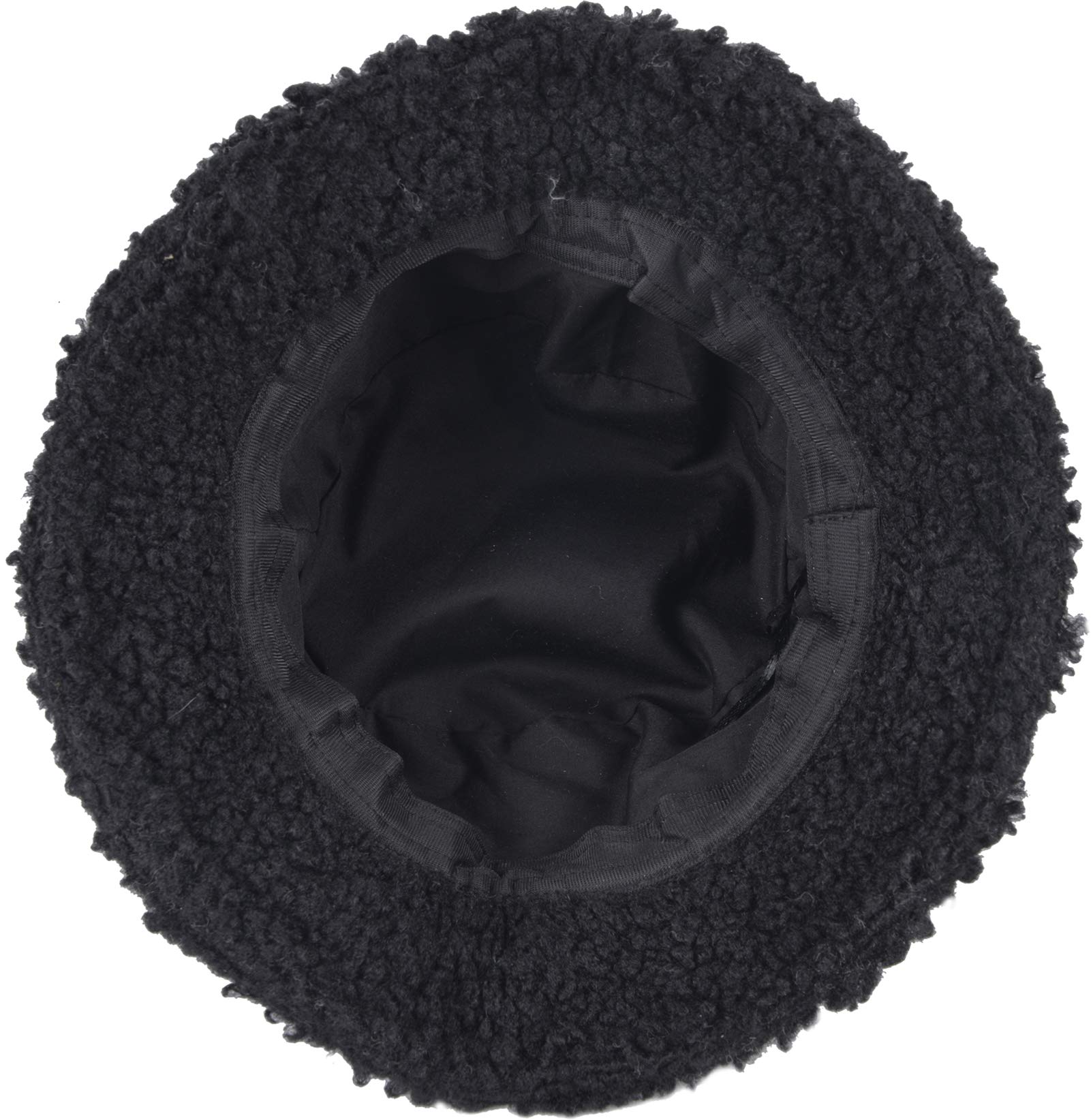 ChezAbbey Faux Fur Bucket Hat, Fuzzy Furry Winter Warm Fisherman Cap, Fluffy Teddy Sherpa Clothe Hats for Women Men Girls