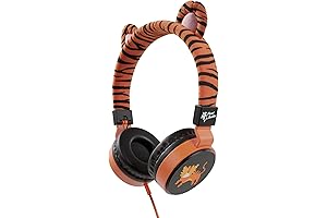 Planet Buddies Kids Foldable Headphones: Safe and Stylish Furry Buddy Phone Headphone