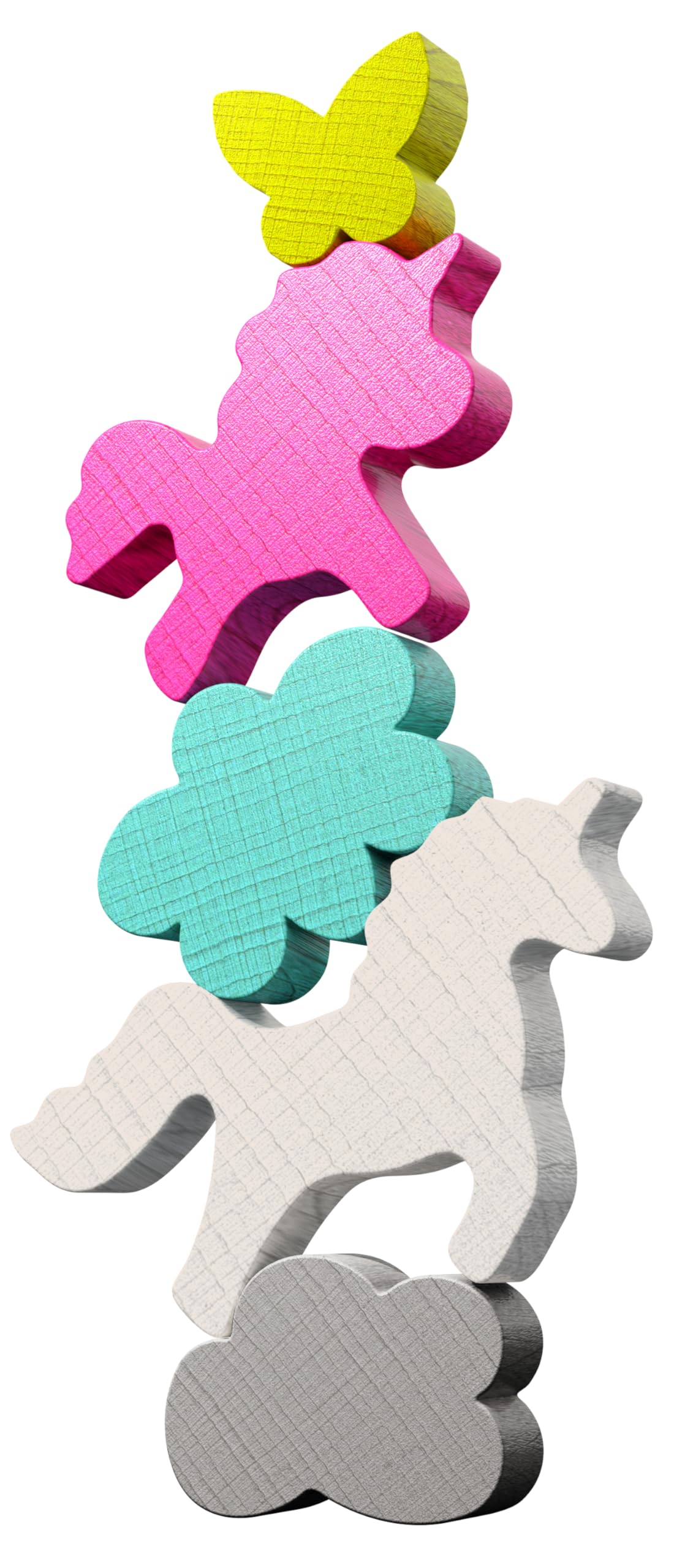 HABA 2013867001 - Stacking Challenge Animals, Juego Infantil con retos de apilar, Solitario, de Viaje. Más 6 años - 3