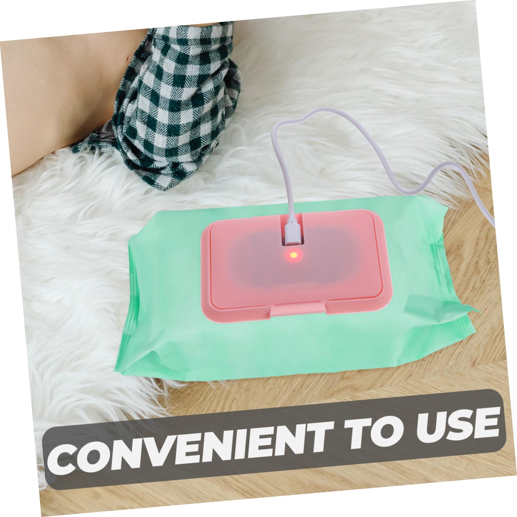 Toyvian 3 Piezas Limpie El Calentador Toallitas Calientes Para Pañuelo Húmedo Portátil Soporte Para Toallitas De Bebe Calentador De Toallitas Húmedas Chica El Plastico Viajar